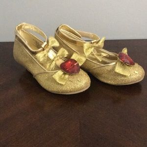 Little girls Belle dress up play shoes